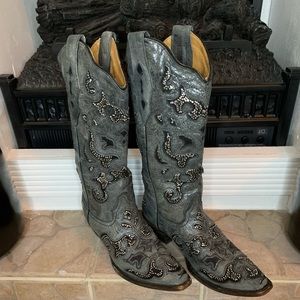 Grey Corral “Buckle” boots, size 7